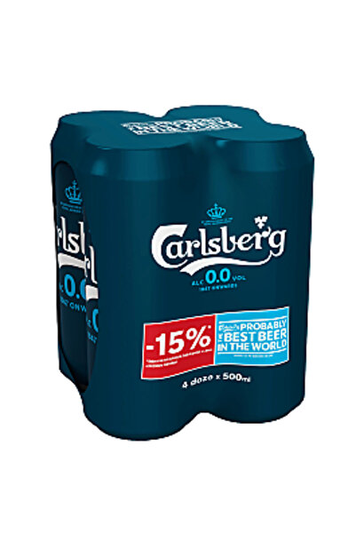 Carlsberg Bere fără alcool 4 buc. x 0.5 L