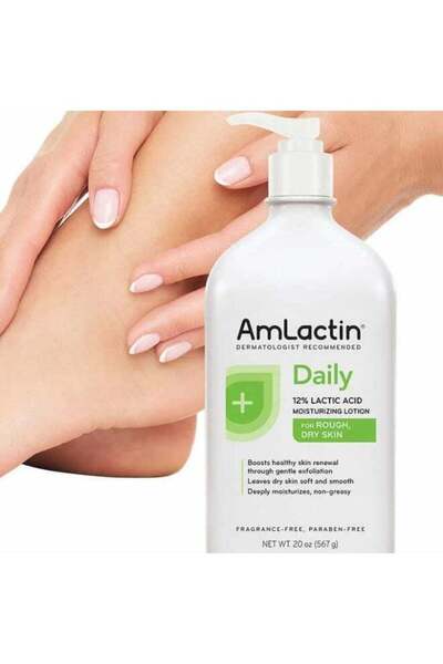 AmLactin Daily Moisturizing Lotion For Rough Dry Skin 567g