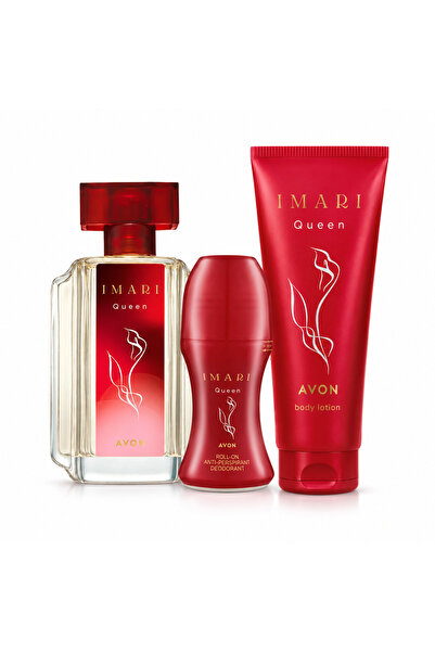 AVON Imari Queen Kadın Parfüm Edt 50 ml + Vücut Losyonu 125 ml + Roll On 50 m...