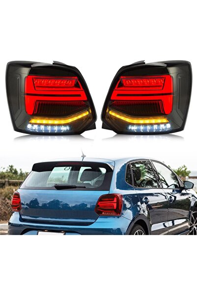 X POWER TUNİNG VW POLO 6R 2010-2011 FÜME SMOKE AUDİ DİZAYN LEDLİ ARKA STOP