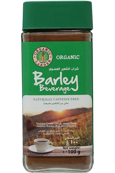 Organic Larder خليط مشروب الشعير - 100 جرام، مسحوق، زجاجة، مشروب، للبالغين، ب...