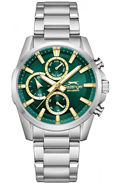Slazenger Ceas de modă verde pentru bărbați SL.09.2522.2.04