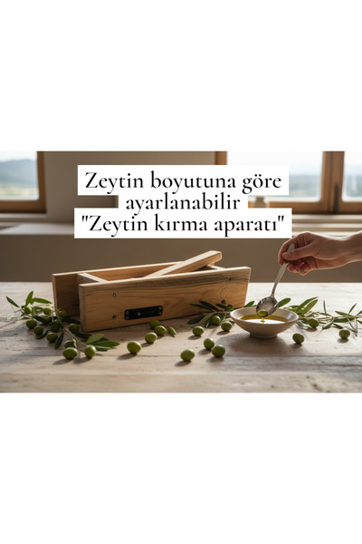 kılıç ahşap CNC & LAZER Zeytin Kırma Aparatı - Ahşap Zeytin Kırma Makinesi - ...