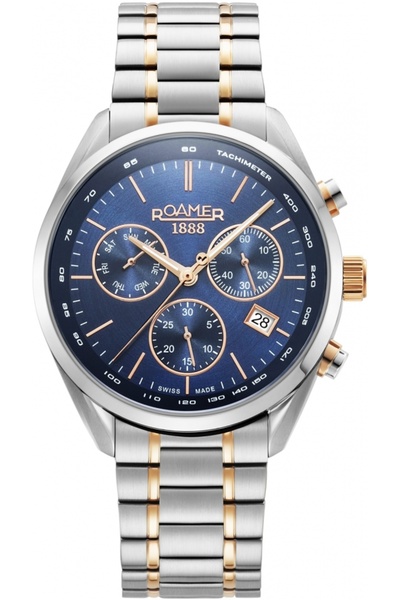 Roamer Ceas bărbătesc 993819 47 45 20 — albastru, sportiv, potrivit pentru înot.