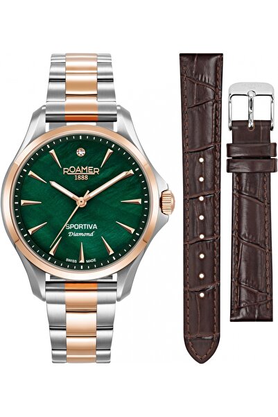 Roamer Set de damă 865847 49 70 50, verde, sportiv, curea suplimentară