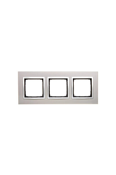 Kontakt-Simon Cadru cu 3 module Simon 54 Nature Satin Glow (DRN3/79)