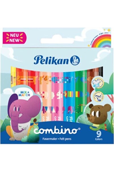 Pelikan Pixuri Colorella Super Combino C411 cu vârf de pâslă 9 culori