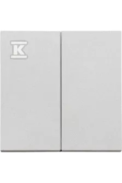 Kontakt-Simon Simon 55 Cheie dublă pentru: SW6/2WM, SW7/2M Aluminiu mat TKW6/...