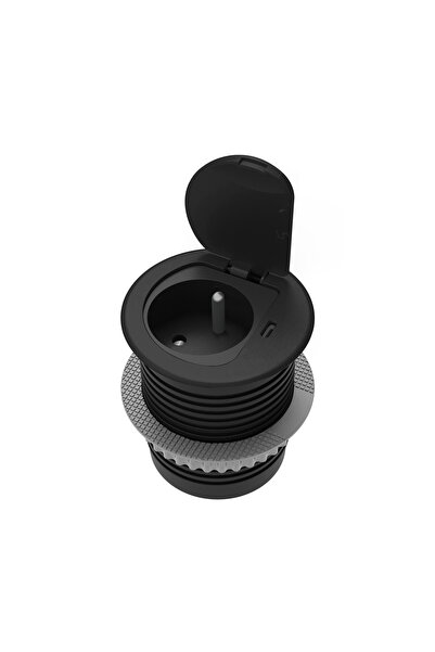 Orno Cuib de mobilier? 6cm încastrat în blat cu capac, încărcător USB și cabl...