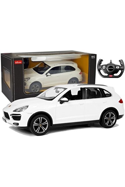 Rastar Auto R/C Porsche Cayenne 1:14 Alb () - 1609609