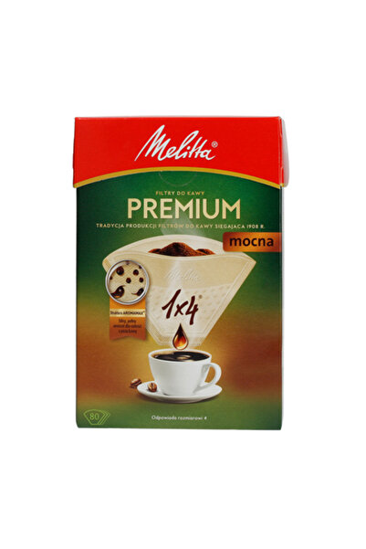 melitta - Filtre de cafea din hârtie 1x4 - Gourmet Intense - 80 bucăți
