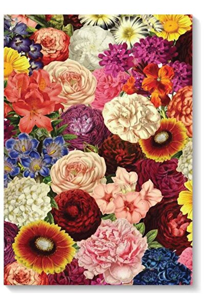 Atiq Flowers Themed Wall Painting Multicolour 40x60cm