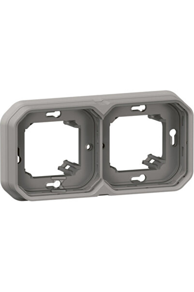 Legrand NOU PLEXO 55 Suport încastrat dublu gri 069683L
