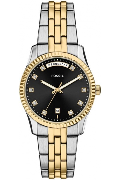 Fossil Ceas de damă ES5458 auriu, fashion
