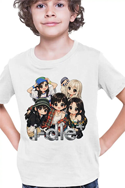 OEM Tricou Copii Baieti I-dle Kpop Cartoon Idle Merch