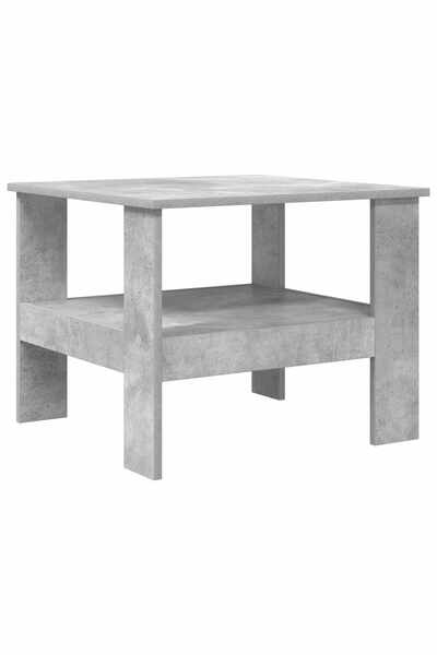 vidaxl Masă de cafea Gri din beton 57 x 55 x 45 cm Lemn compozit