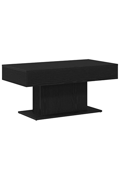 vidaxl Masă de cafea Stejar Negru 96 x 50 x 45 cm Lemn compozit