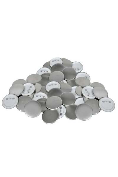 vidaxl Piese pentru insigne cu prindere tip ac, 500 bucăți, 44 mm