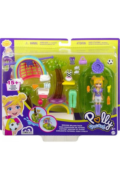 mattel Polly Pocket Κούκλα Με Ρούχα, Αξεσουάρ Κολύμβησης και Άθλησης (HDW60)