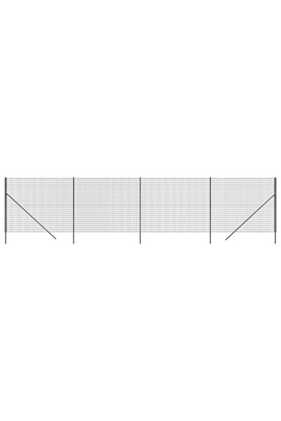 vidaxl Gard din plasă de sârmă, antracit, 1,8 x 10 m, oțel galvanizat