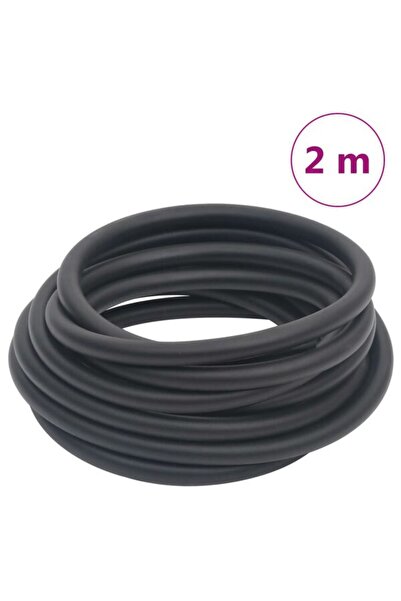 vidaxl Furtun de aer hibrid, negru, 2 m, cauciuc și PVC