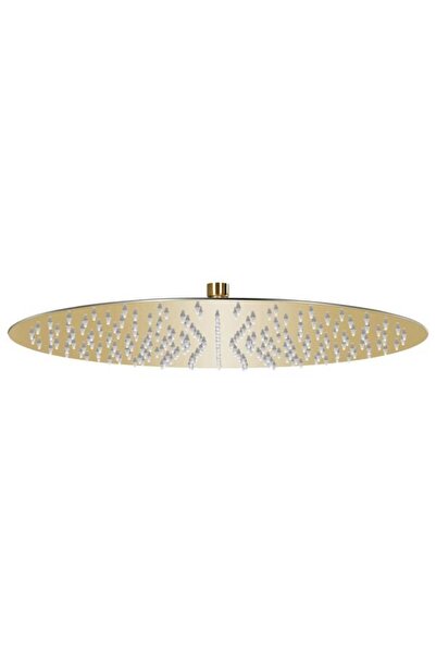 vidaxl Cap de duș rotund tip ploaie, auriu, 40 cm, oțel inoxidabil