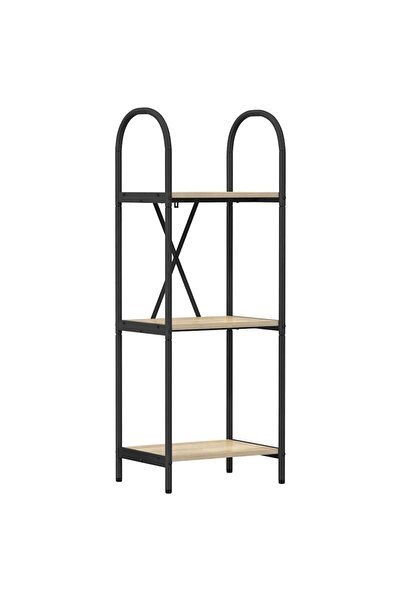 vidaxl Raft pentru cărți Stejar Sonoma 40 x 30 x 109 cm Lemn compozit