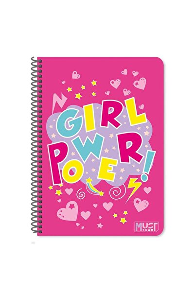 Must Team Σπιράλ Τετράδιο Α4 Girl Power 1 Θέμα 30 Φύλλα