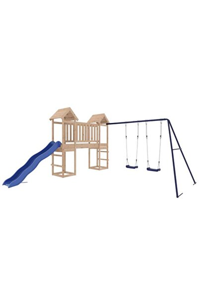 vidaxl Set de joacă pentru exterior, din lemn masiv de pin