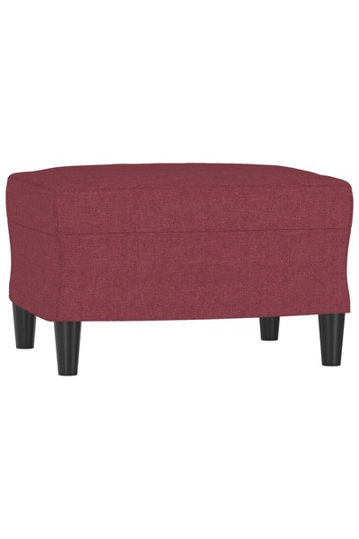 vidaxl Taburet, roșu vin, 60x50x41 cm, material textil