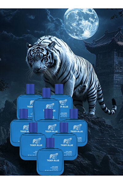 trı 9 Pieces Tiger Blue Perfume 100ML