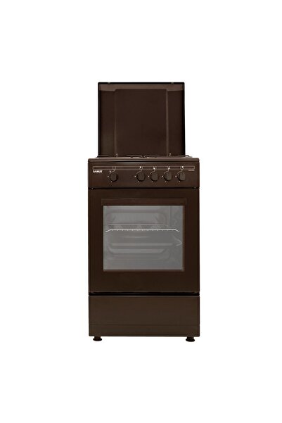 Samus Aragaz pe gaz SM 450MBS, 4 arzătoare, cuptor pe gaz, 50 cm
