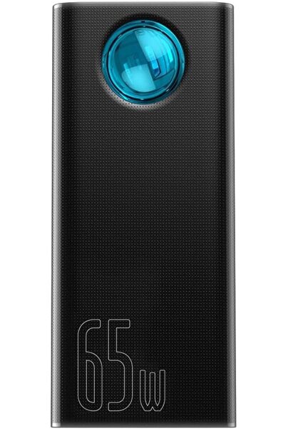 Baseus Powerbank Amblight 30000mAh, 4xUSB, USB-C, 65W (Black)