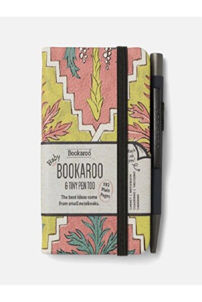 İF Defter-Bookaroo A7Pastel Dark Gray Defter+Pen Palmiye