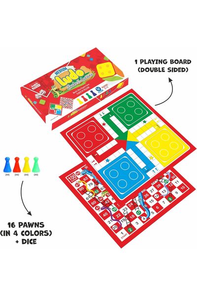 Ankit Toys & Games Ludo and Snake & Ladders Board Game