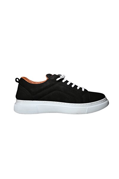 Pelle Vero Genuine Nubuck Leather Men's Sneaker with Laces, Daily Comfortable...