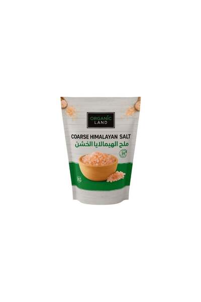Organic Land ملح الهيمالايا الخشن 1 كيلوجرام