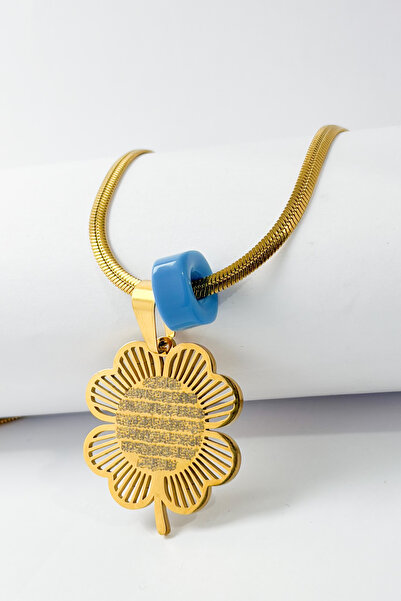 DEARWİSH Gold Color Ayetel Kürsi & Ottoman Emblem Clover Design Italian Stain...