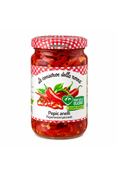 Le Conserve della Nonna Inele de ardei Pepic 190g -