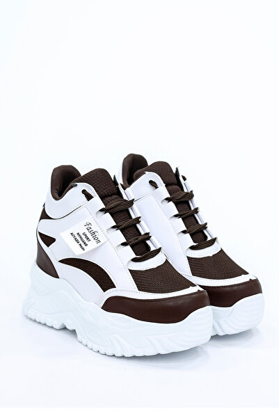 kajal ayakkabı Frm 092 Hidden Heel Lace-Up Casual Shoes