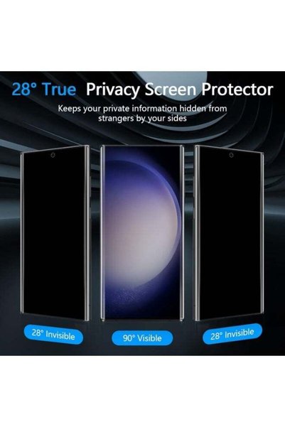 maxguard Privacy Screen Protector for Samsung Galaxy S23 Ultra | Anti-Spy | Anti-Scratch | HD Clarity | Bubble-Free Installation | Black