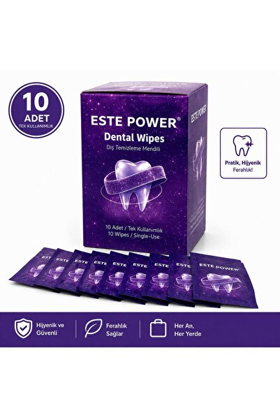 EP ESTE POWER CLİNİC DİŞ TEMİZLEME MENDİLİ