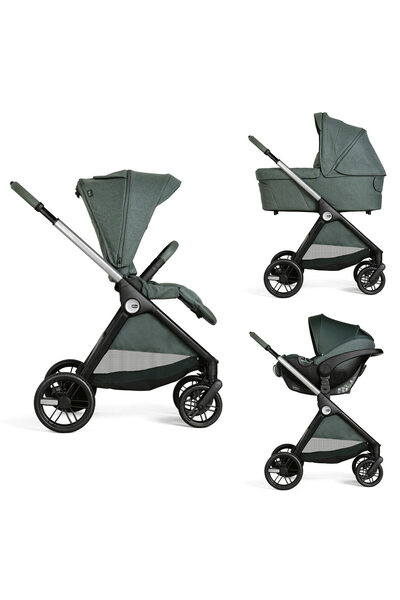 Chicco Carucior copii 3 in 1 Bellagio, Fir Tree (verde inchis), 0luni+