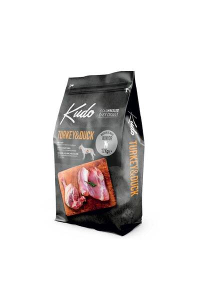 Kudo Μedium & Maxi Junior Turkey & Duck Ξηρά Τροφή Σκύλου με Γαλοπούλα & Πάπι...