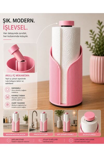 sonvadi MODERN RULO PEÇETELİK 8x23 cm 3 D TASARIM YEMEK MASASI PEÇETELİK