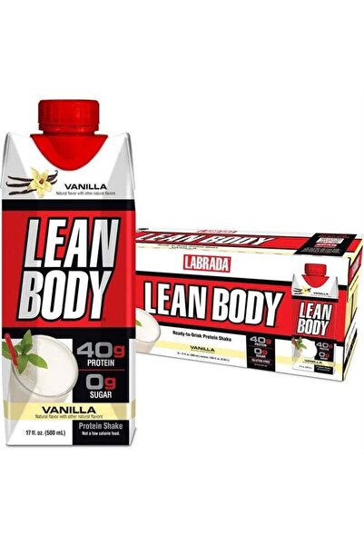 Labrada Lean Body Ready-to-Drink Vanilla Protein Shake, 40g Protein, Whey Ble...