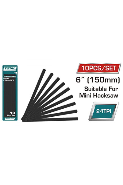 TOTAL - Set lame mini-fierastrau 150mm/6" 24T