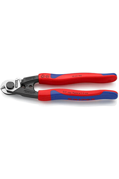 Knipex 9562190 Clește de sertizat albastru, roșu, clește de sertizat cabluri,...