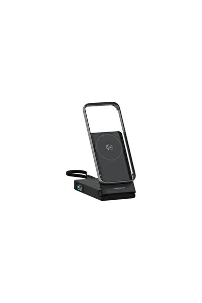Powerology FlipMag 10000mAh Magsafe Power Bank - Black
