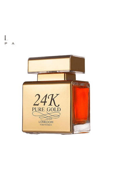 LONKOOM عطر الذهب الخالص عيار 24 قيراط - لمسة ذهبية فاخرة (100 مل)